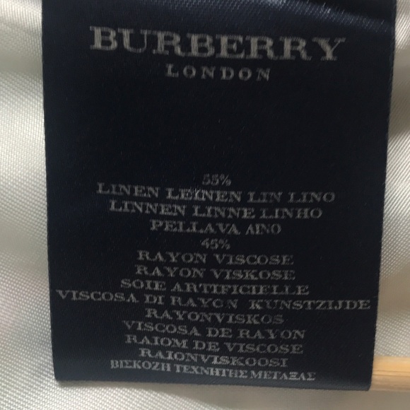 BURBERRY LONDON Women 10 green flower design zipper front jacket - Picture 14 of 15